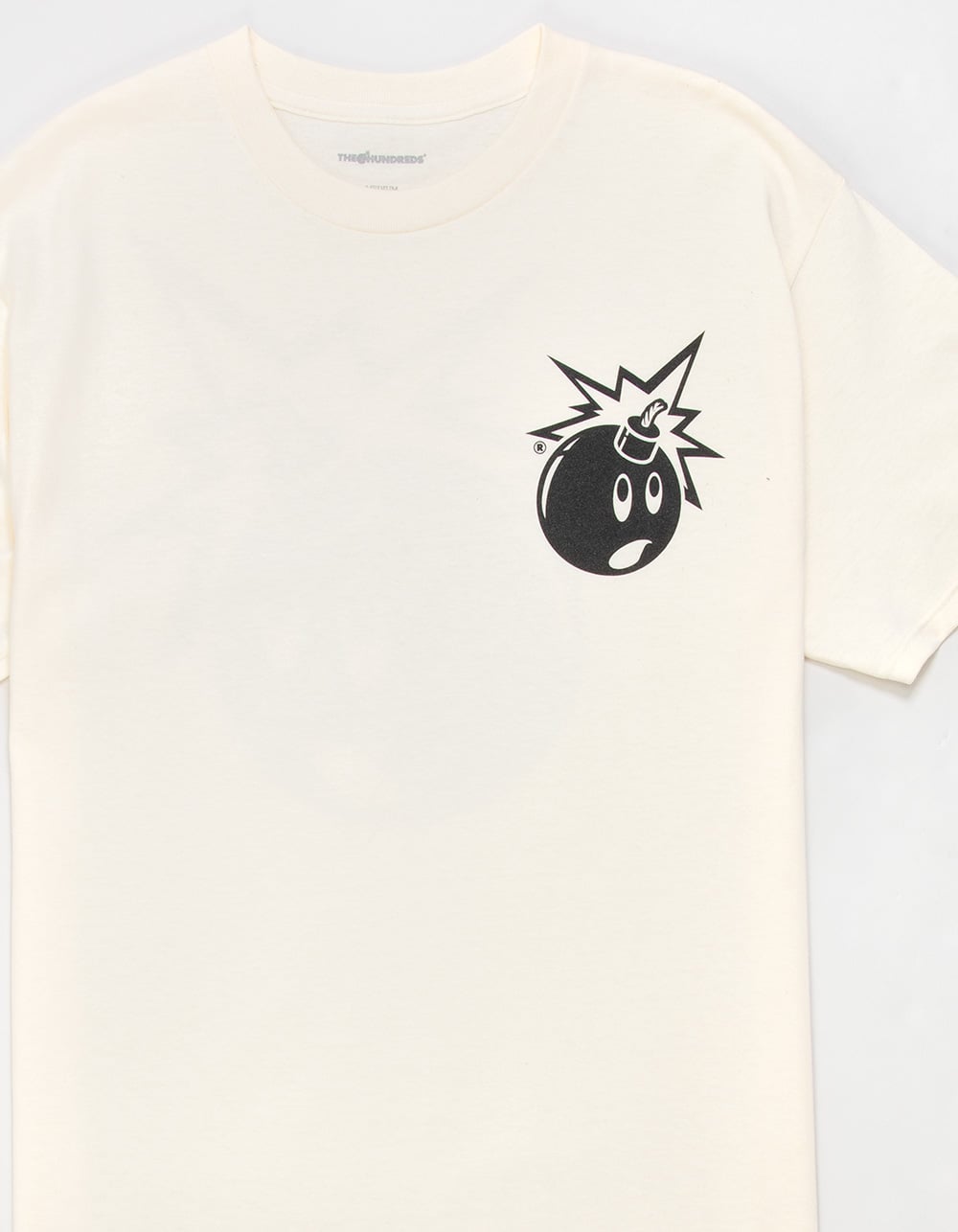 THE HUNDREDS Simple Adam Mens Tee - CREAM