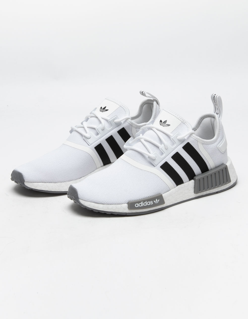 ADIDAS NMD R1 Mens Shoes WHITE / BLACK | Tillys