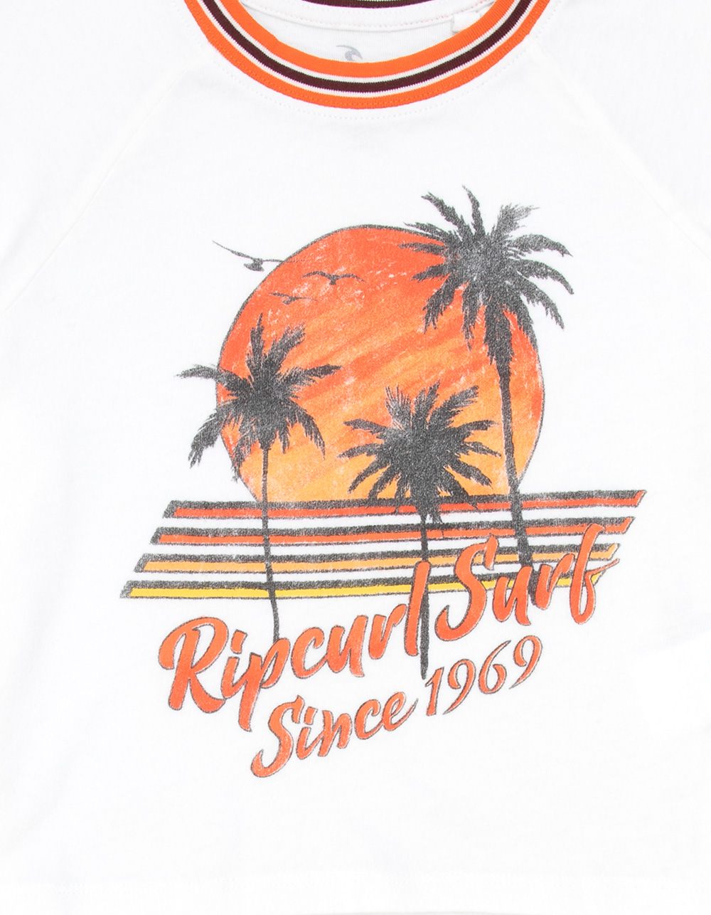 RIP CURL Surf Culture Girls Crop Tee - BONE