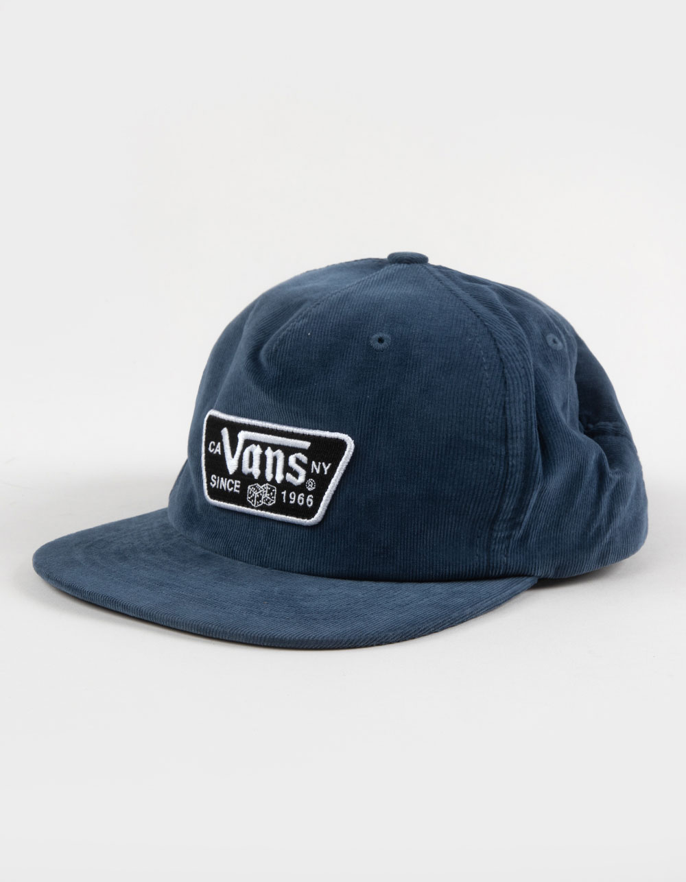 VANS Knu Patch Unstructured Snapback Hat - BLUE COMBO