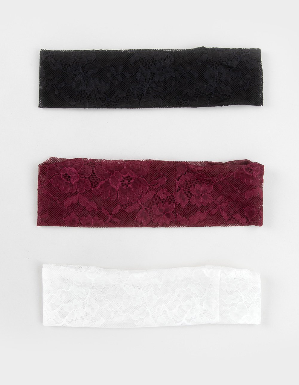 FULL TILT 3 Pack Lace Headbands - MULTI