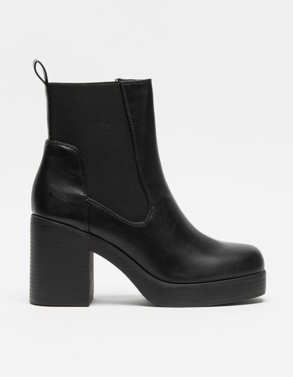 Soda Chelsea Gore Boots - Black - 7