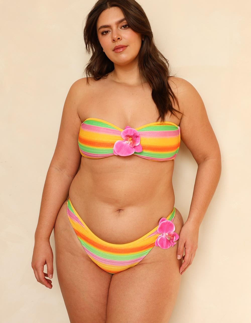 DIPPIN' DAISY'S Ellis Bandeau Bikini Top - ORANGE