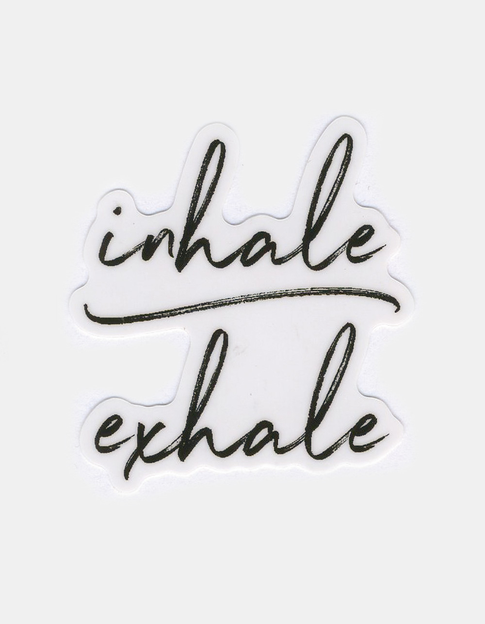 STICKER CABANA Inhale Exhale Sticker - BLACK