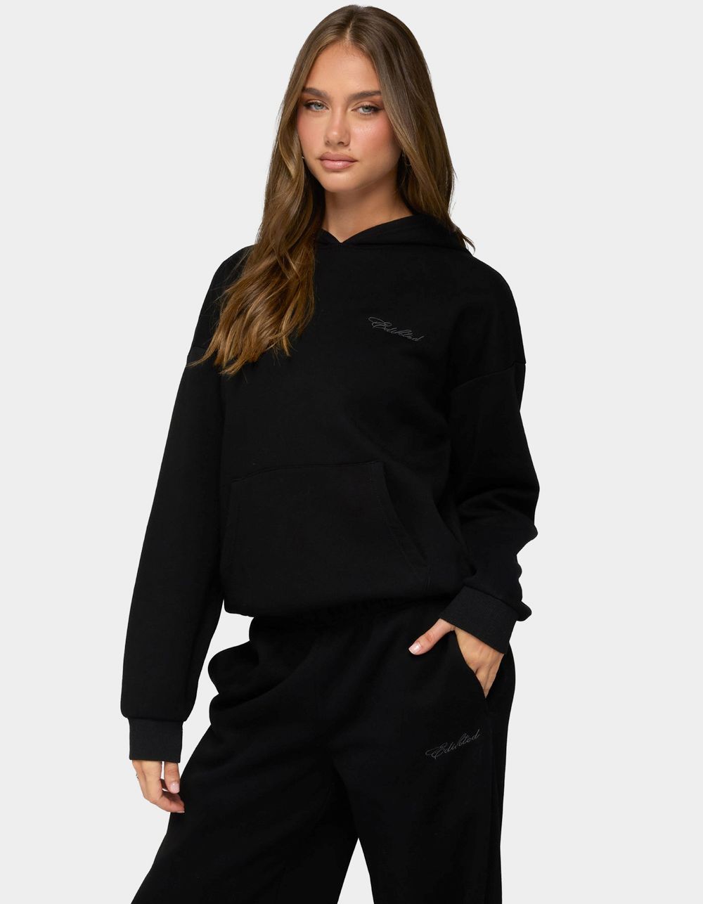 Edikted Basic Girl Oversized Hoodie