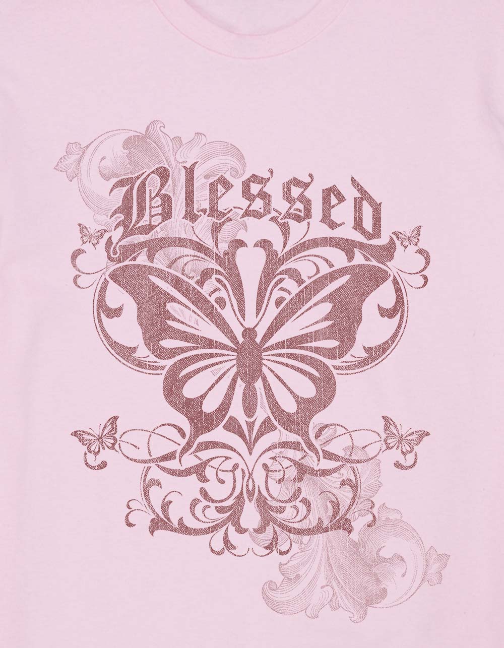 BUTTERFLY Blessed Butterflies Unisex Tee - LIGHT PINK