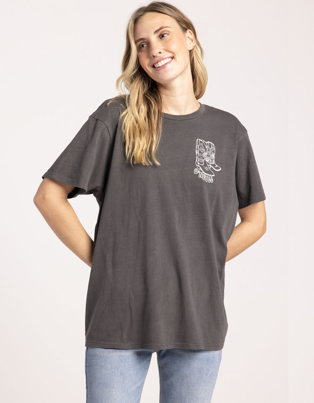 O'NEILL Sunflower Song Womens Tee - WASHED BLACK | Tillys