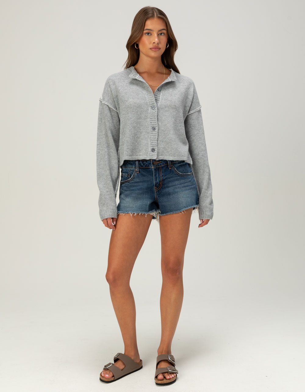 O'NEILL OG Calder Womens Cardigan - GRAY