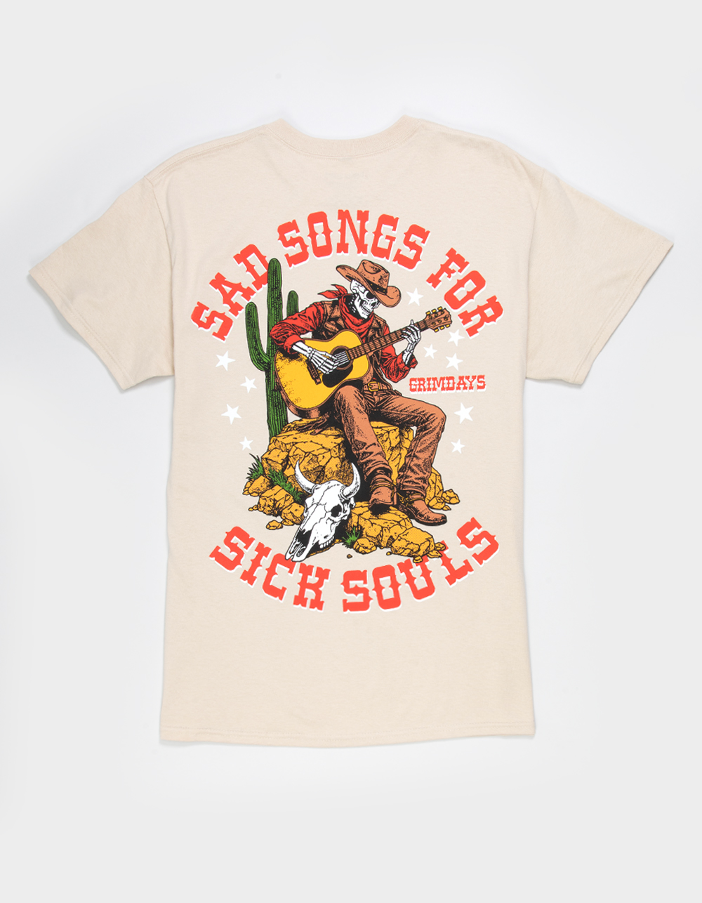 GRIM DAYS Sick Souls Mens Tee - SAND