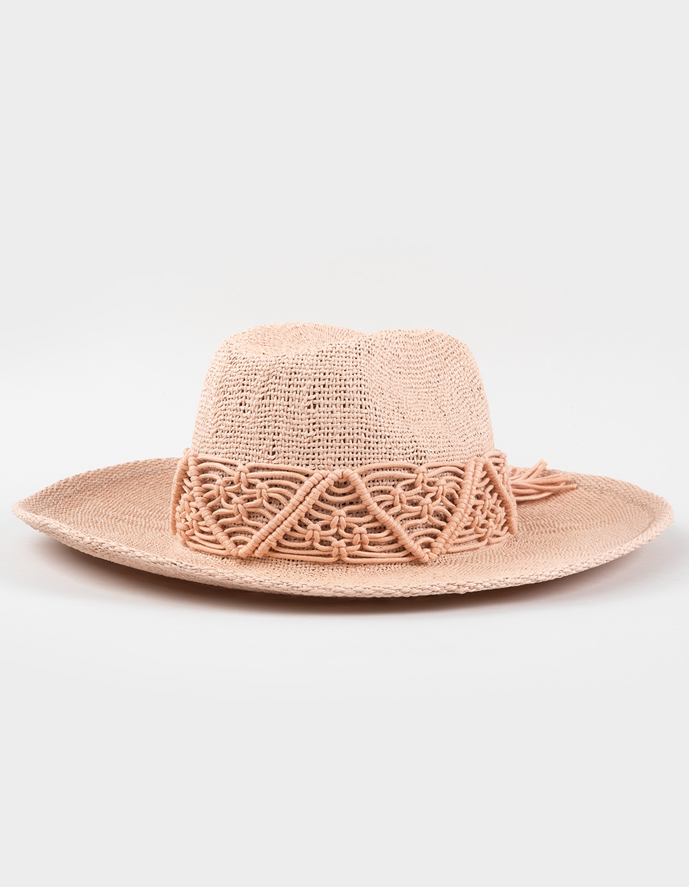 BRIXTON Matteo Womens Straw Hat - PINK
