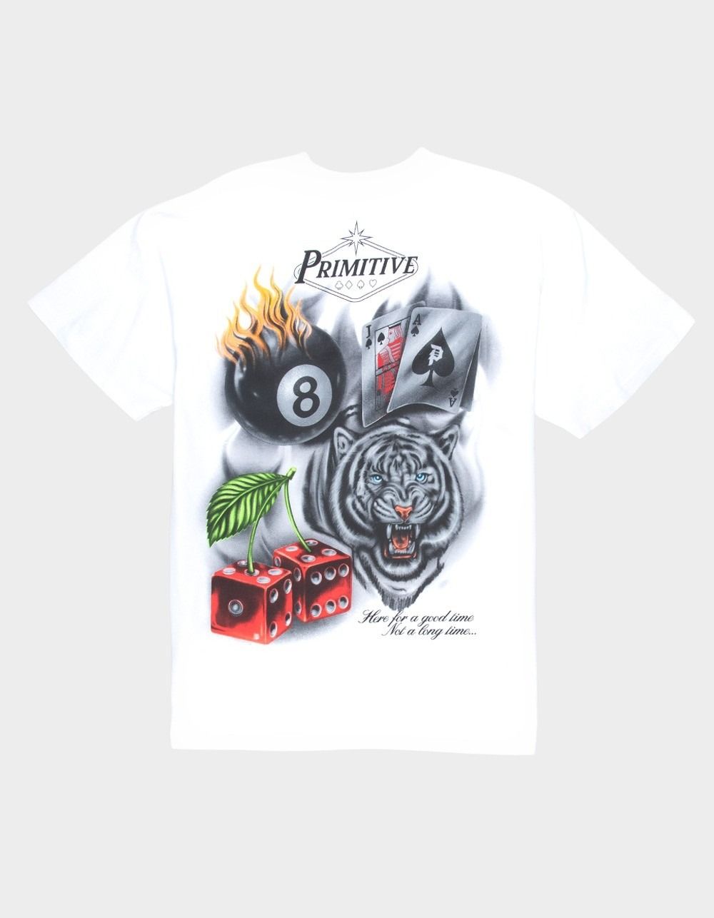 PRIMITIVE Hot Streak Mens Tee - WHITE
