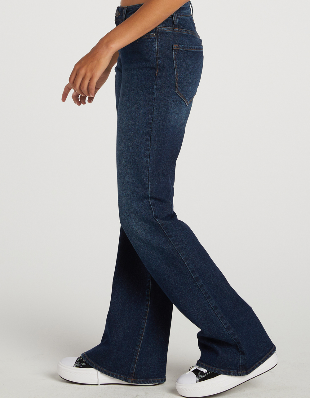 RSQ Womens Low Rise Flare Jeans - Dark Wash | Tillys