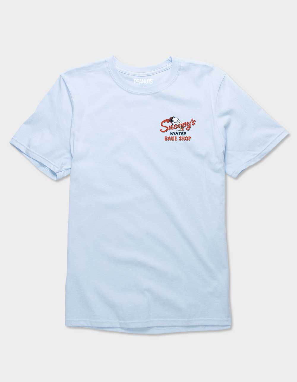PEANUTS Snoopy's Winter Bake Shop Unisex Tee - LIGHT BLUE