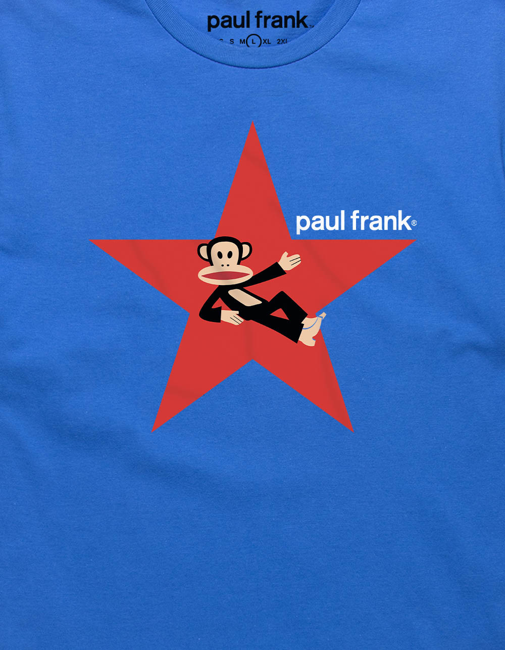 PAUL FRANK Star Pose Unisex Tee - ROYAL