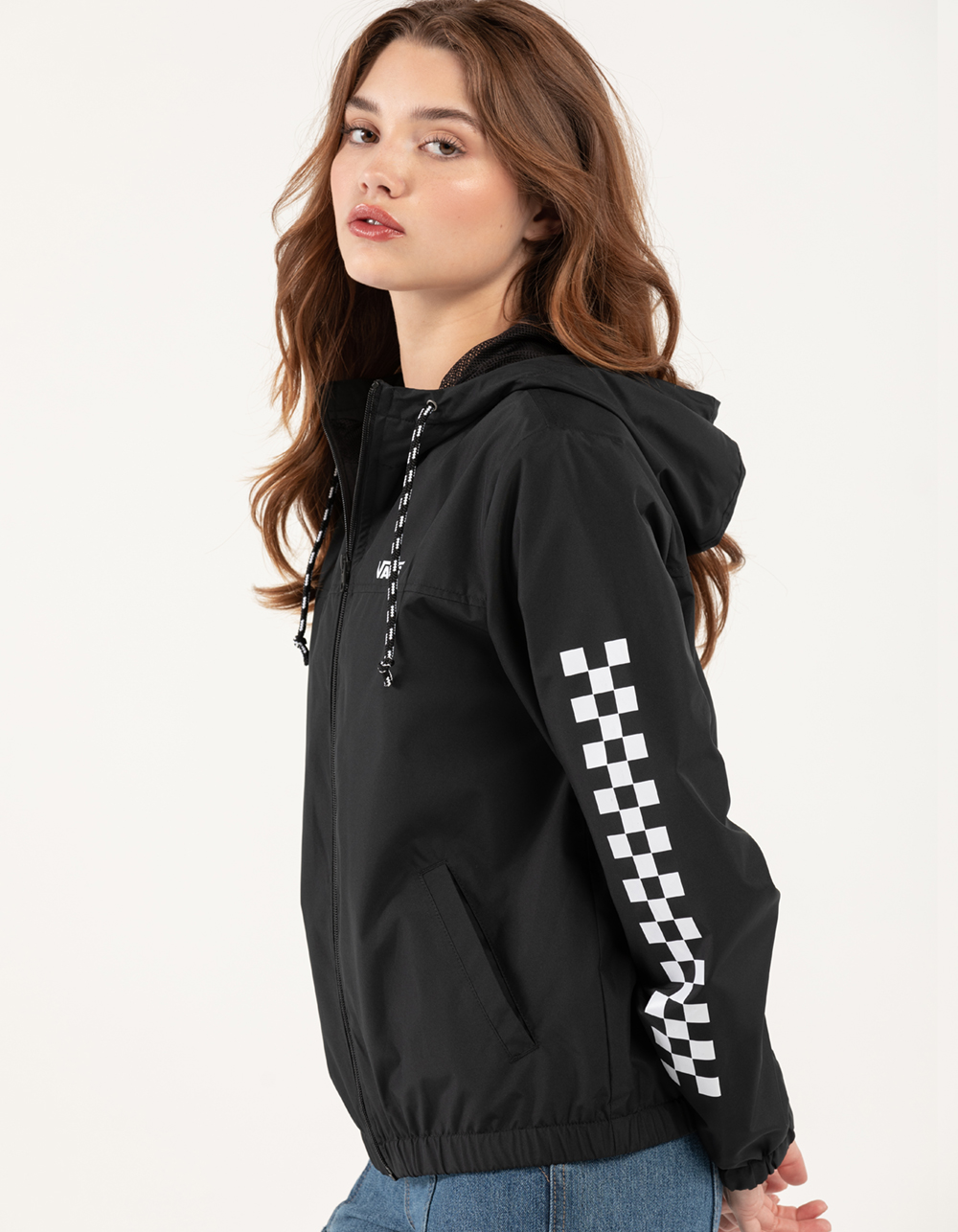 VANS Kastle Check Me Womens Jacket BLACK Tillys