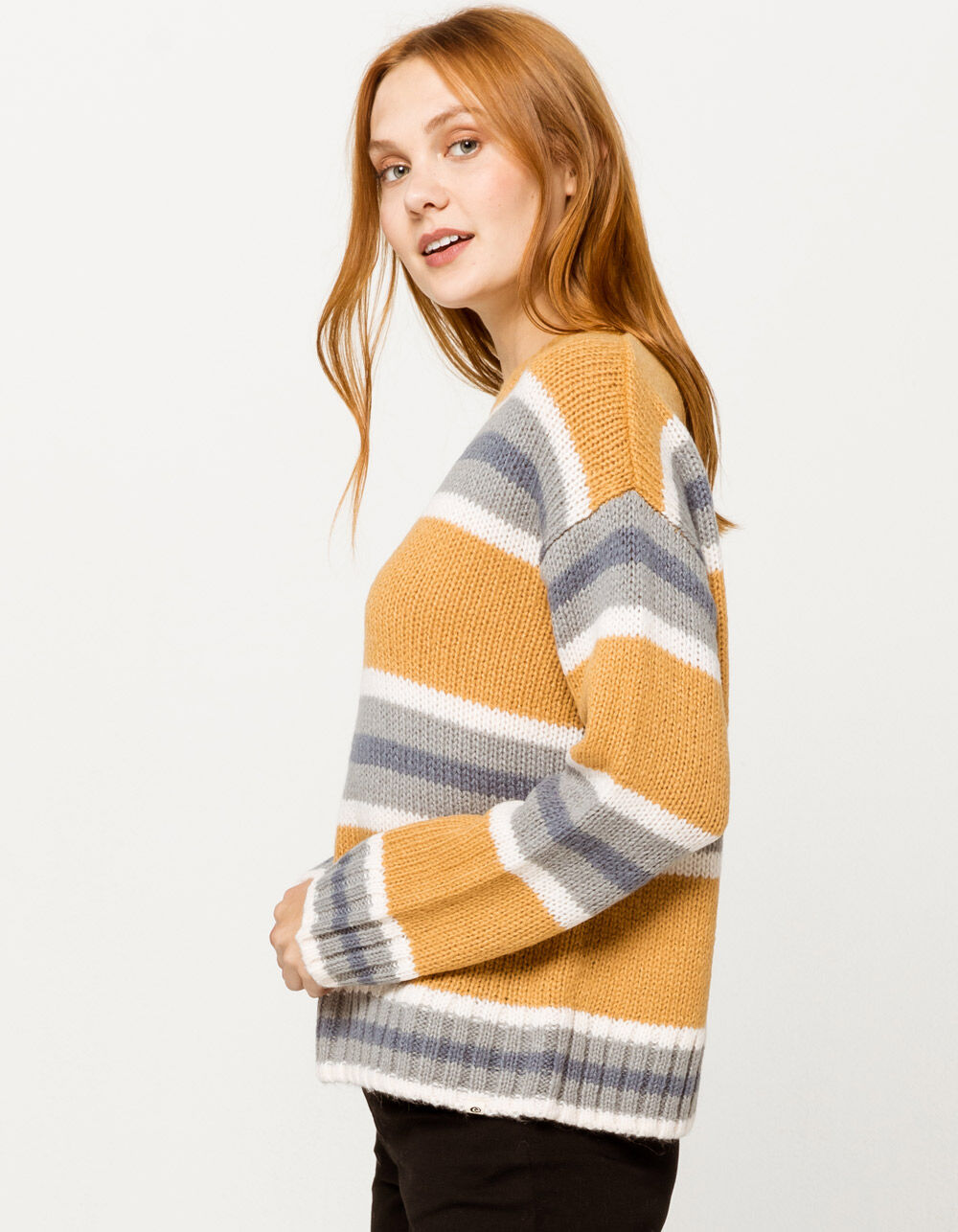 RIP CURL Cosy Outdoors Womens Sweater - YELLOW COMBO | Tillys