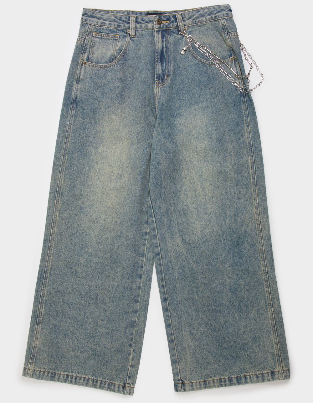 RSQ Mens Ultra Baggy Jeans - ACID WASH