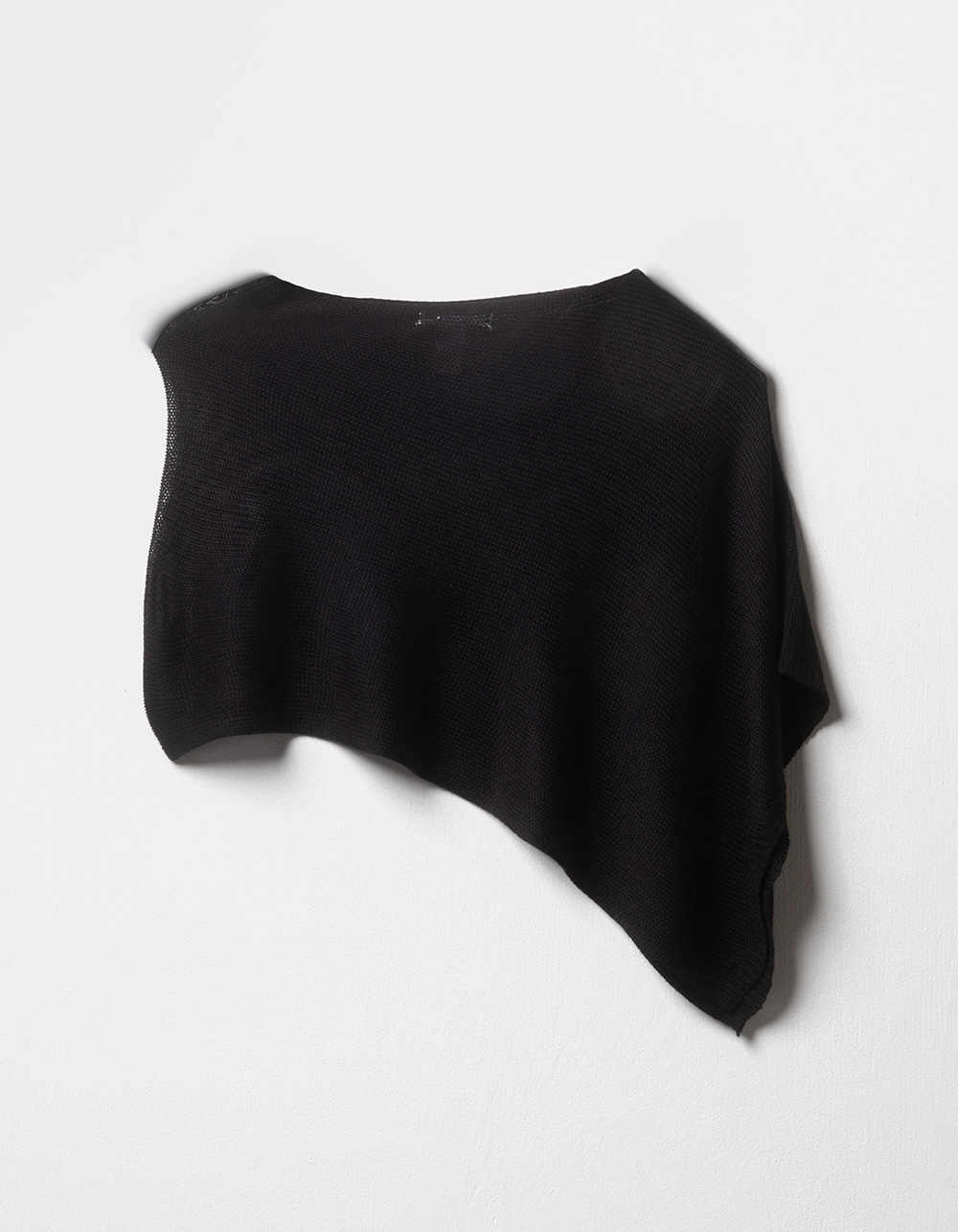 FULL TILT Girls Crop Poncho  - BLACK