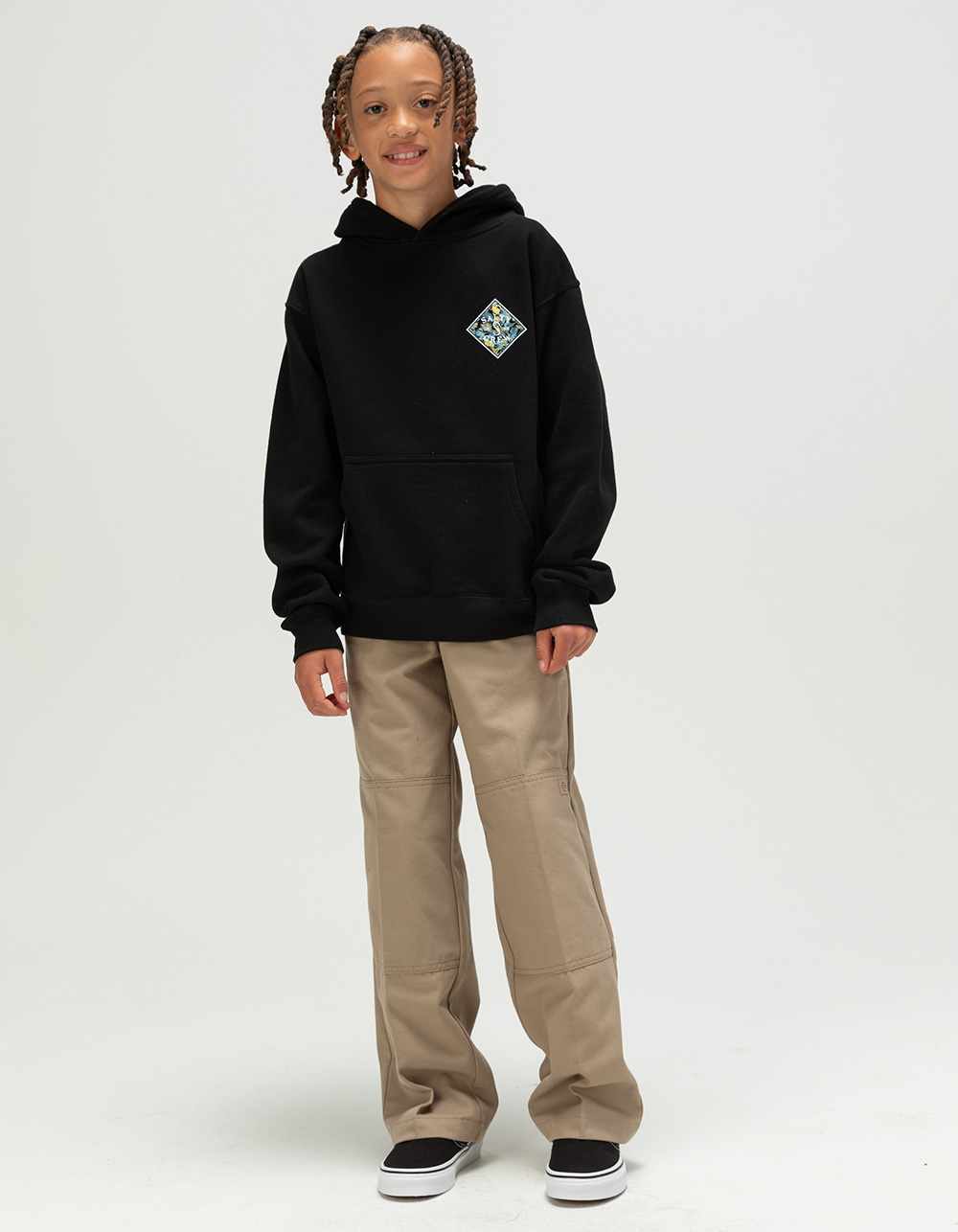 DICKIES Double Knee Boys Pants - KHAKI