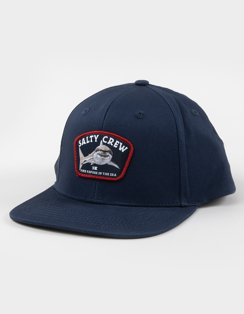 SALTY CREW Lurking Boys 6 Panel Snapback Hat - NAVY