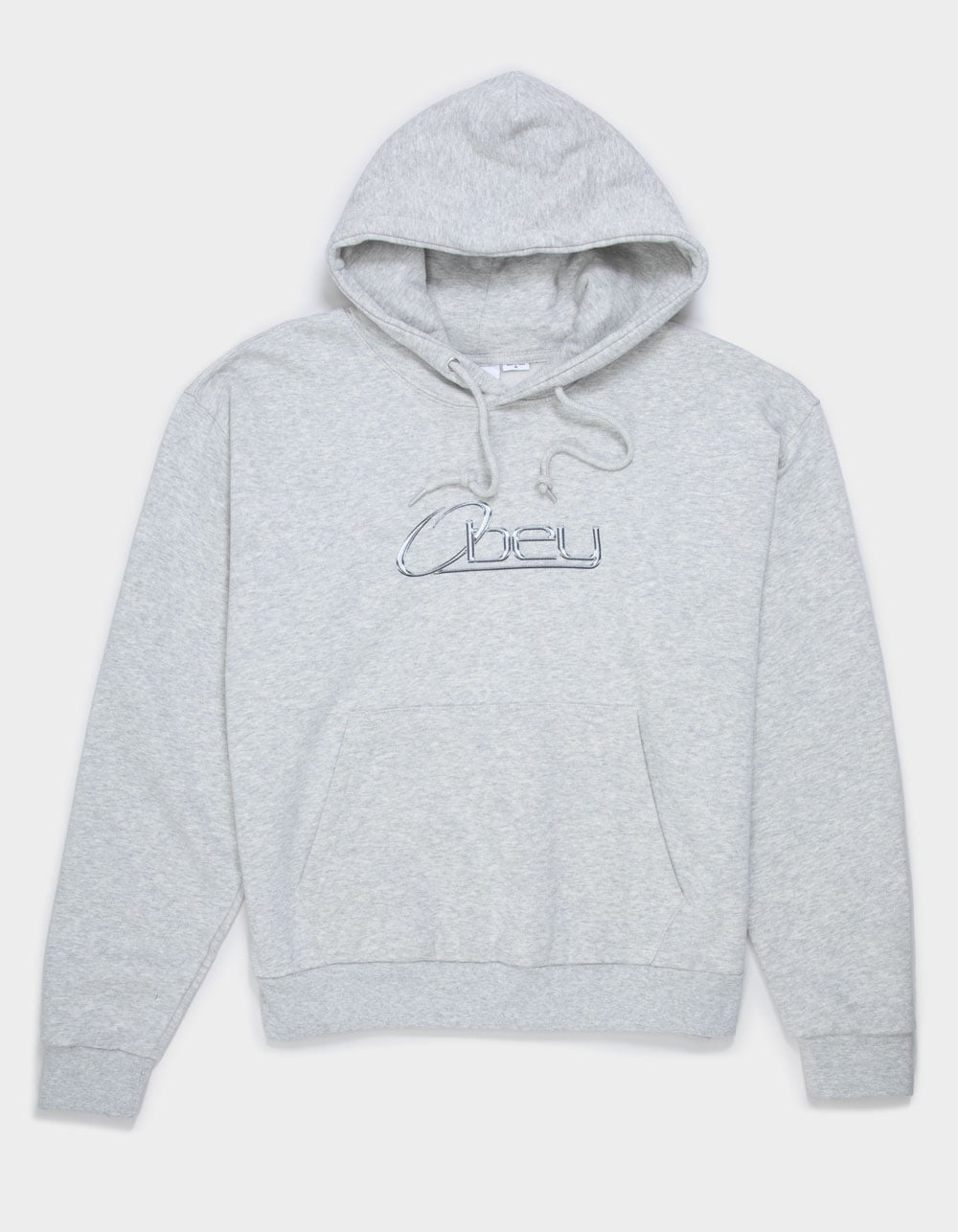 OBEY Chrome Mens Hoodie - BONE