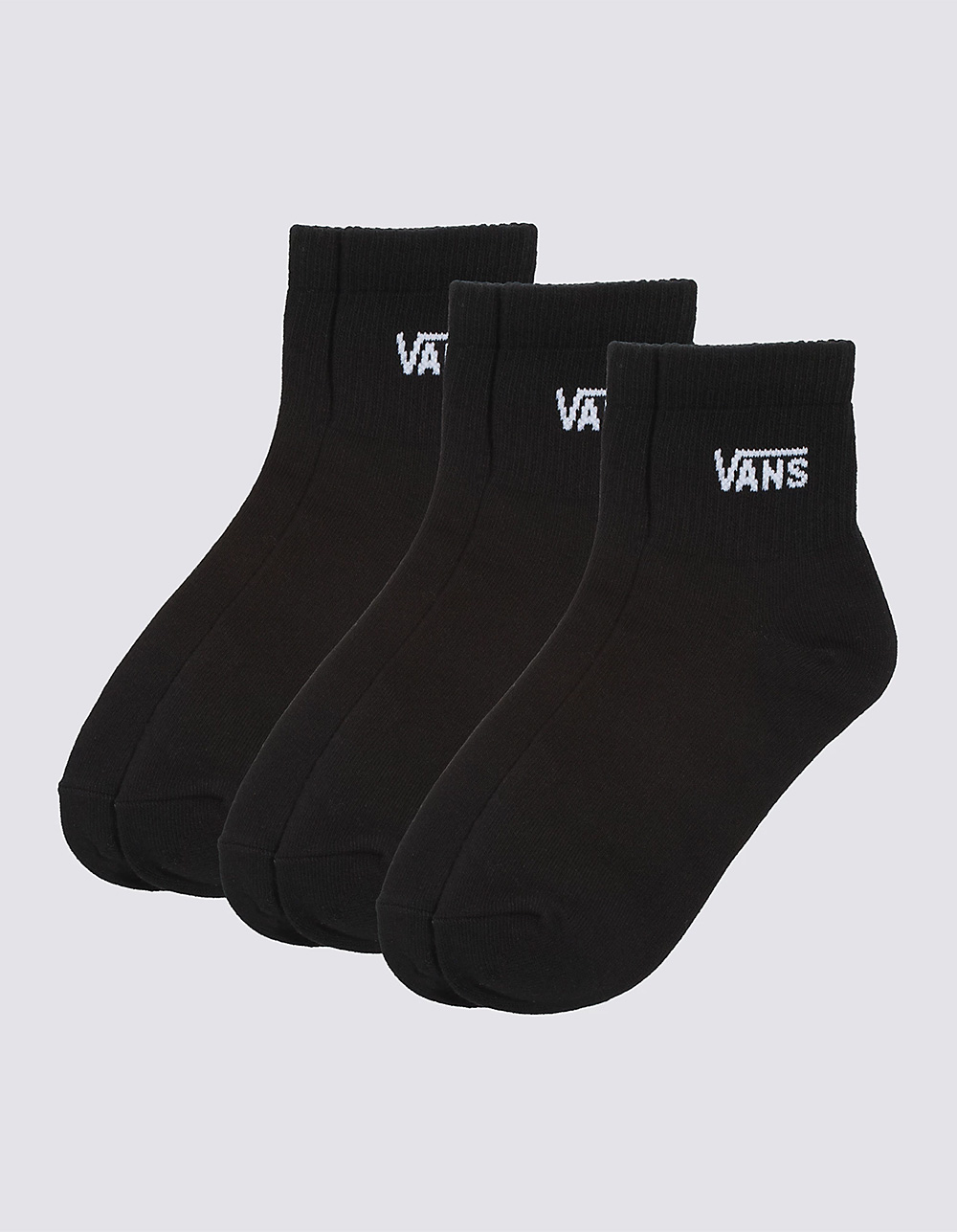 VANS 3 Pack Womens Classic Half Crew Socks