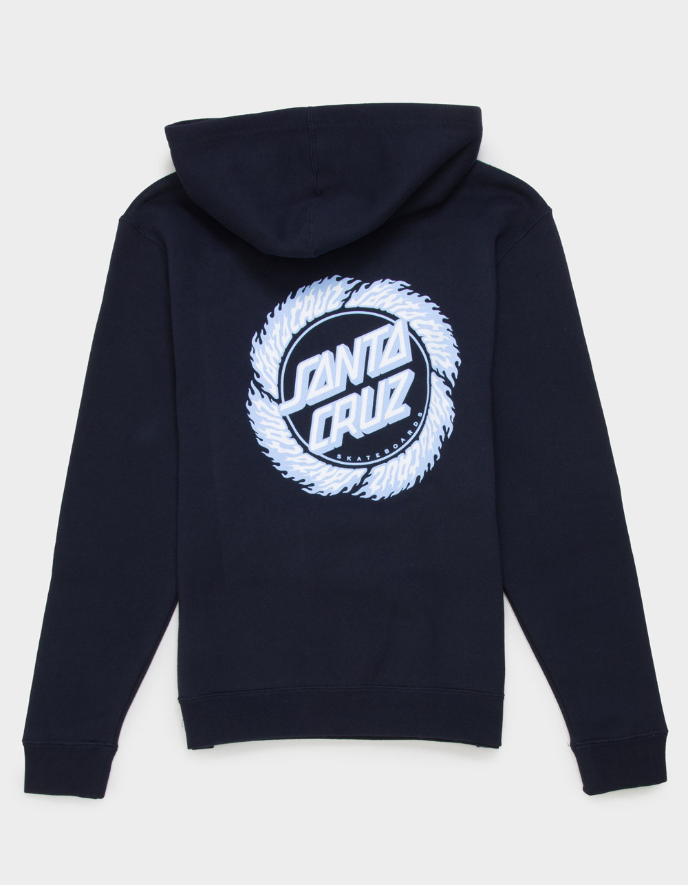 SANTA CRUZ Flame Ringed Dot Boys Hoodie - NAVY