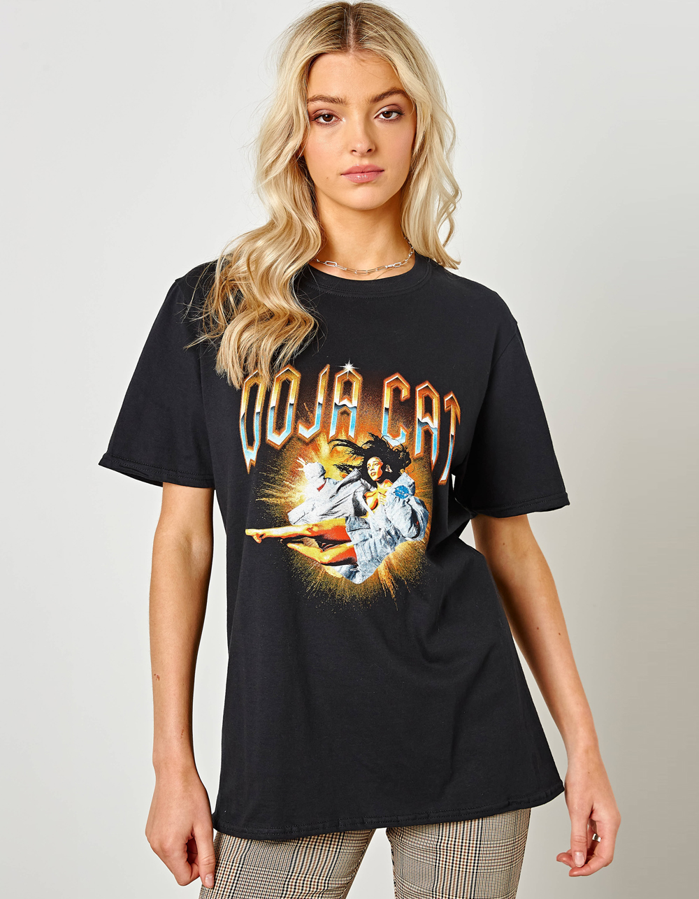 DAISY STREET Doja Cat Womens Tyler Tee BLACK Tillys