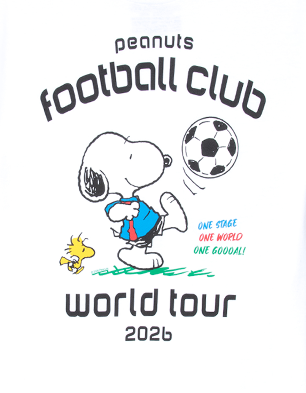 RIOT SOCIETY x Peanuts Football Club Mens Tee - WHITE