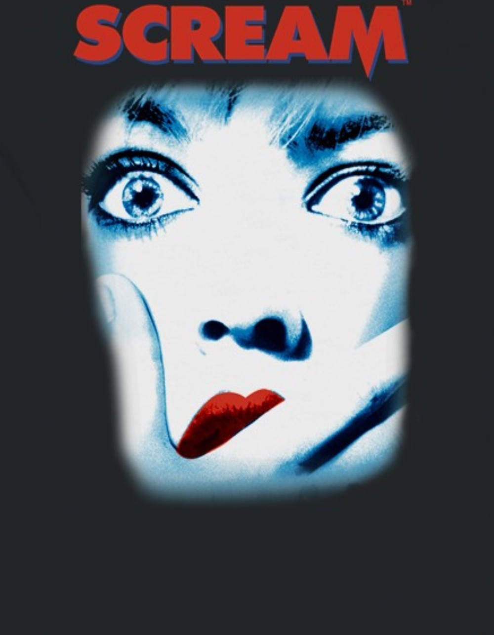 SCREAM Face Cover Unisex Tee - BLACK