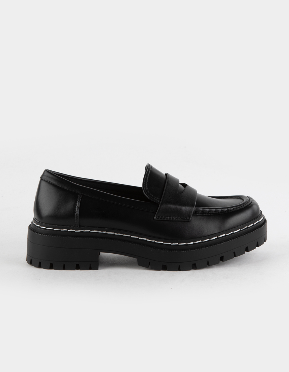SODA Eureka Womens Penny Loafer Shoes - BLACK | Tillys