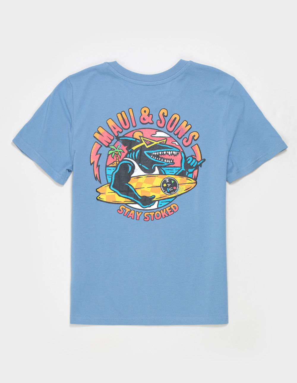 MAUI & SONS Stoked Boys Tee - BLUE
