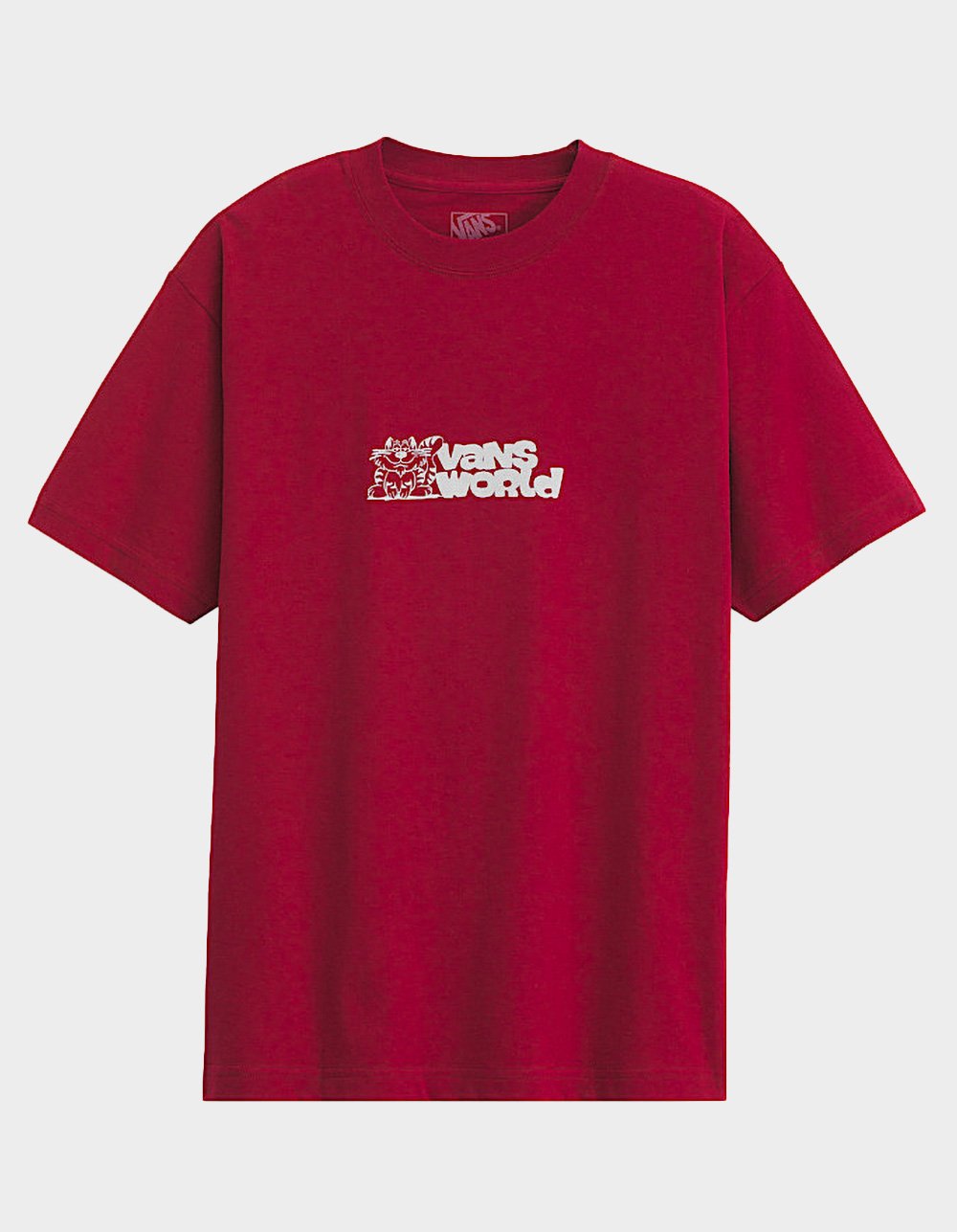 VANS World Mens Tee - MAROON