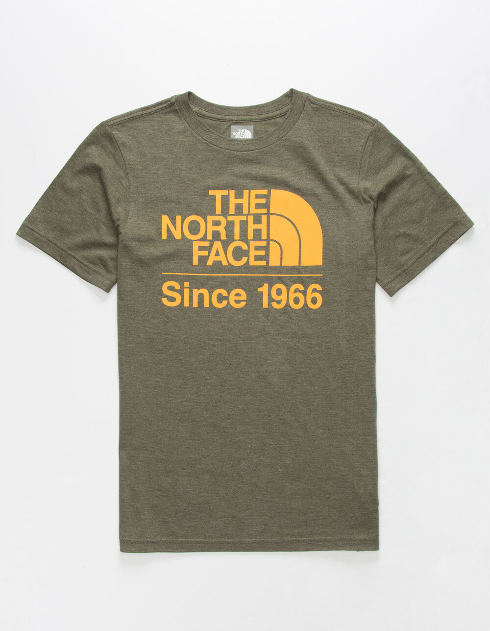 THE NORTH FACE Tri-Blend Heather Olive Boys T-Shirt image number 0