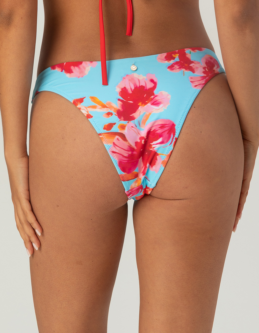 RHYTHM Samba Floral High Cut Bikini Bottoms - BLUE COMBO