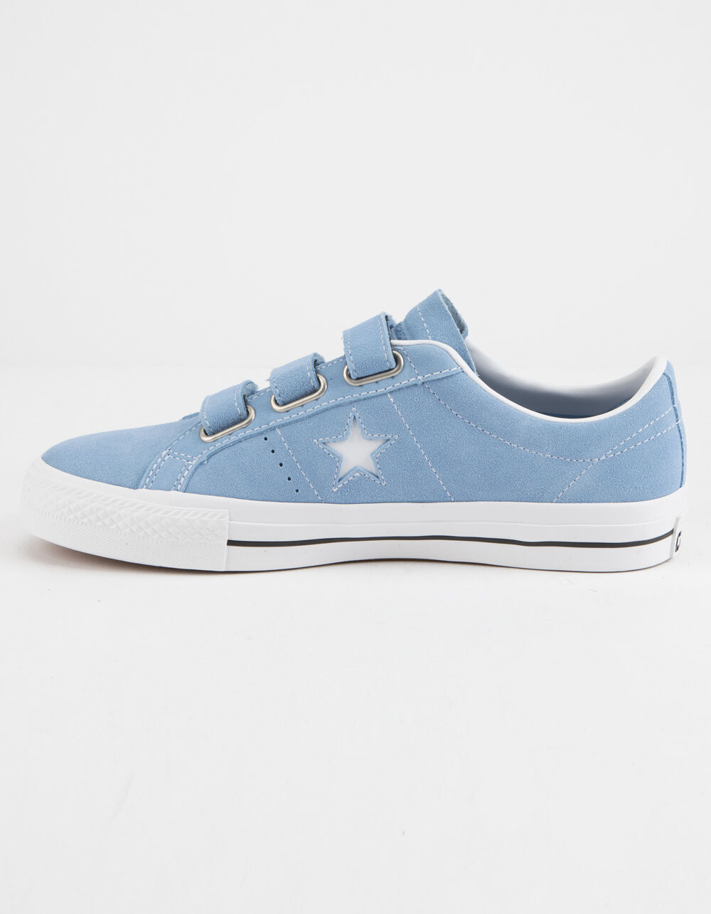 CONVERSE One Star Pro 3v Ox Light Blue & White Velcro Shoes image number 3