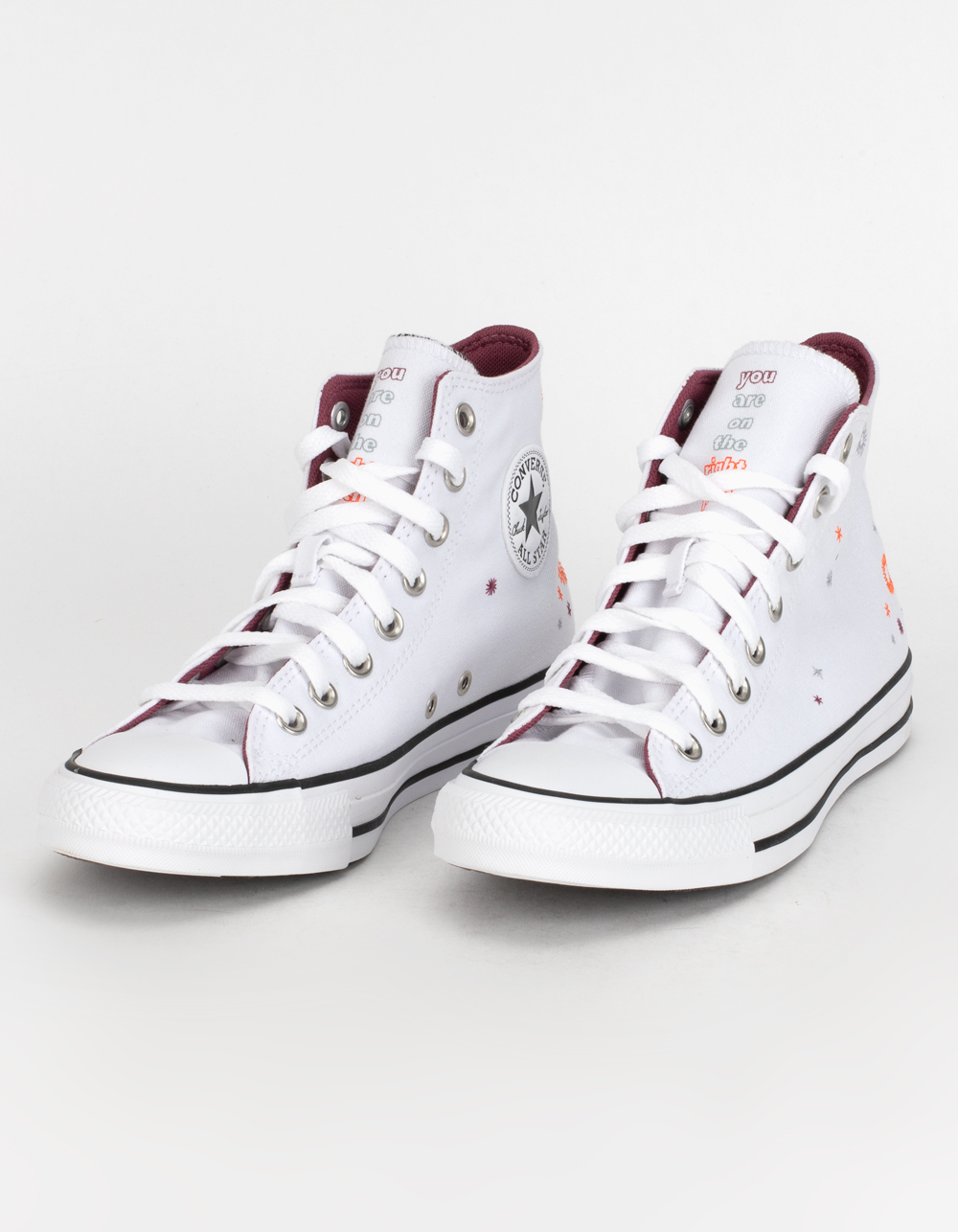 CONVERSE Chuck Taylor All Star Embroidered Womens Shoes - WHITE | Tillys