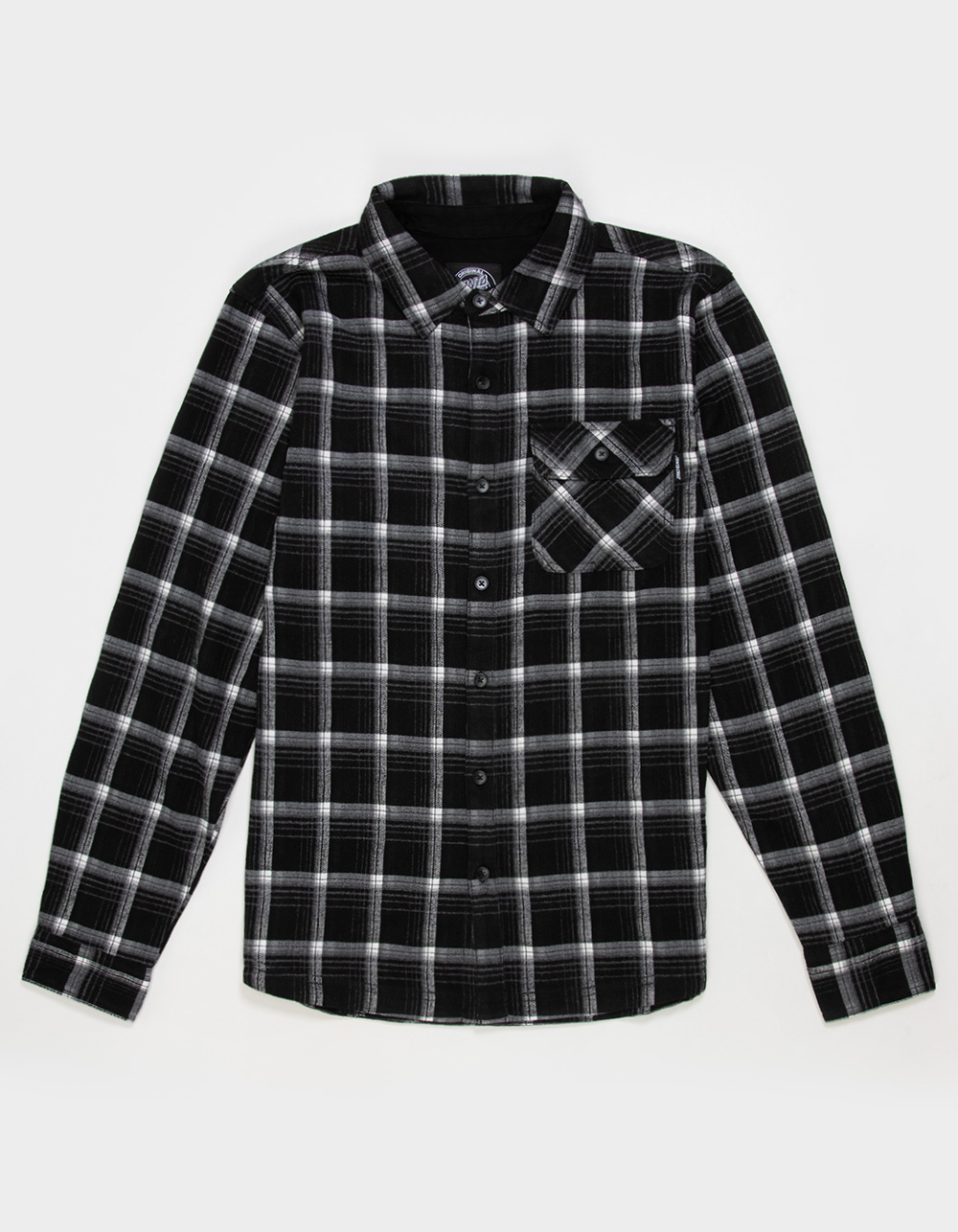 SANTA CRUZ Classic Mens Flannel - BLACK