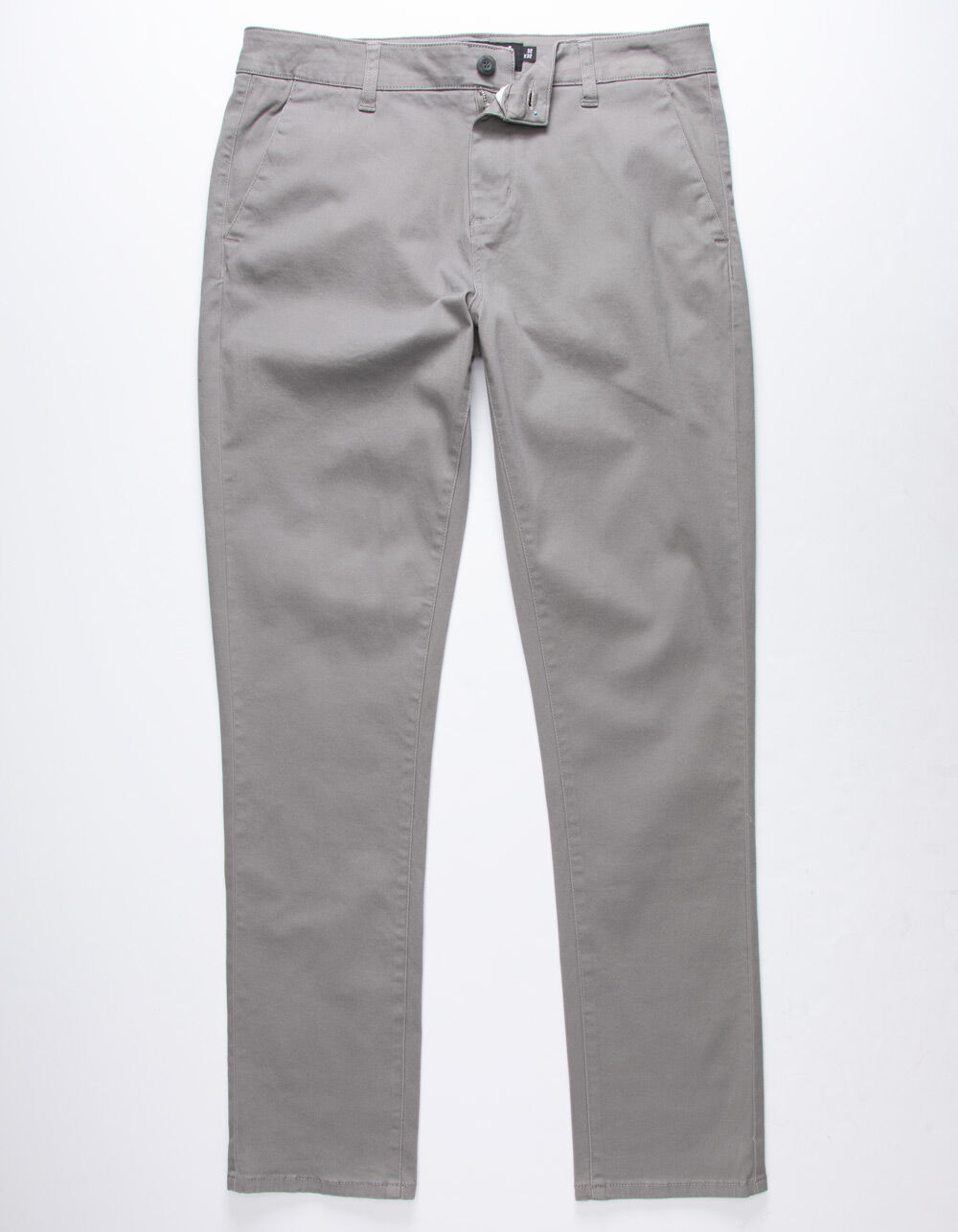 RSQ Mens Slim Taper Smoke Chinos - SMOKE