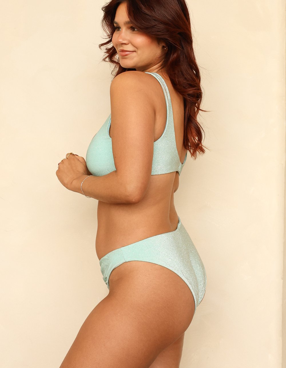 DIPPIN' DAISY'S Angel Cheeky Bikini Bottoms - TURQUOISE