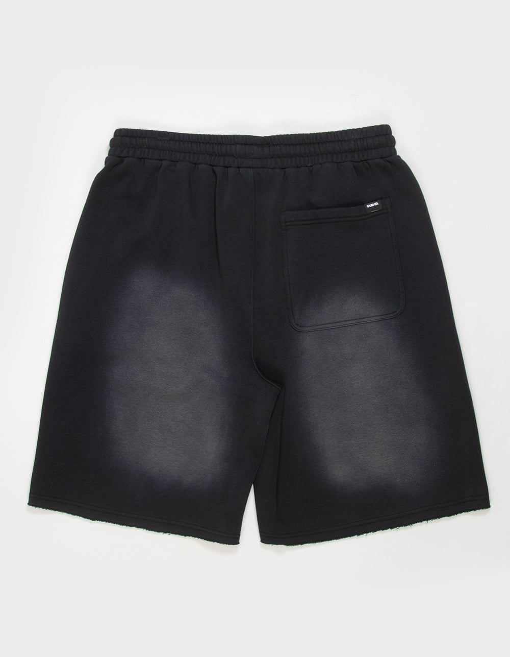 RSQ Mens Baggy Sweat Shorts - WASHED BLACK