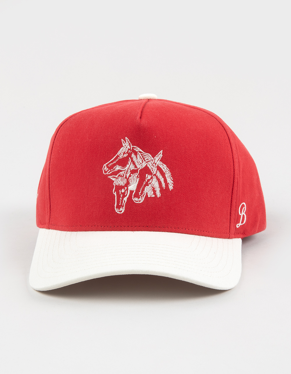BRIXTON Round Up Womens NetPlus® Snapback Hat - RED