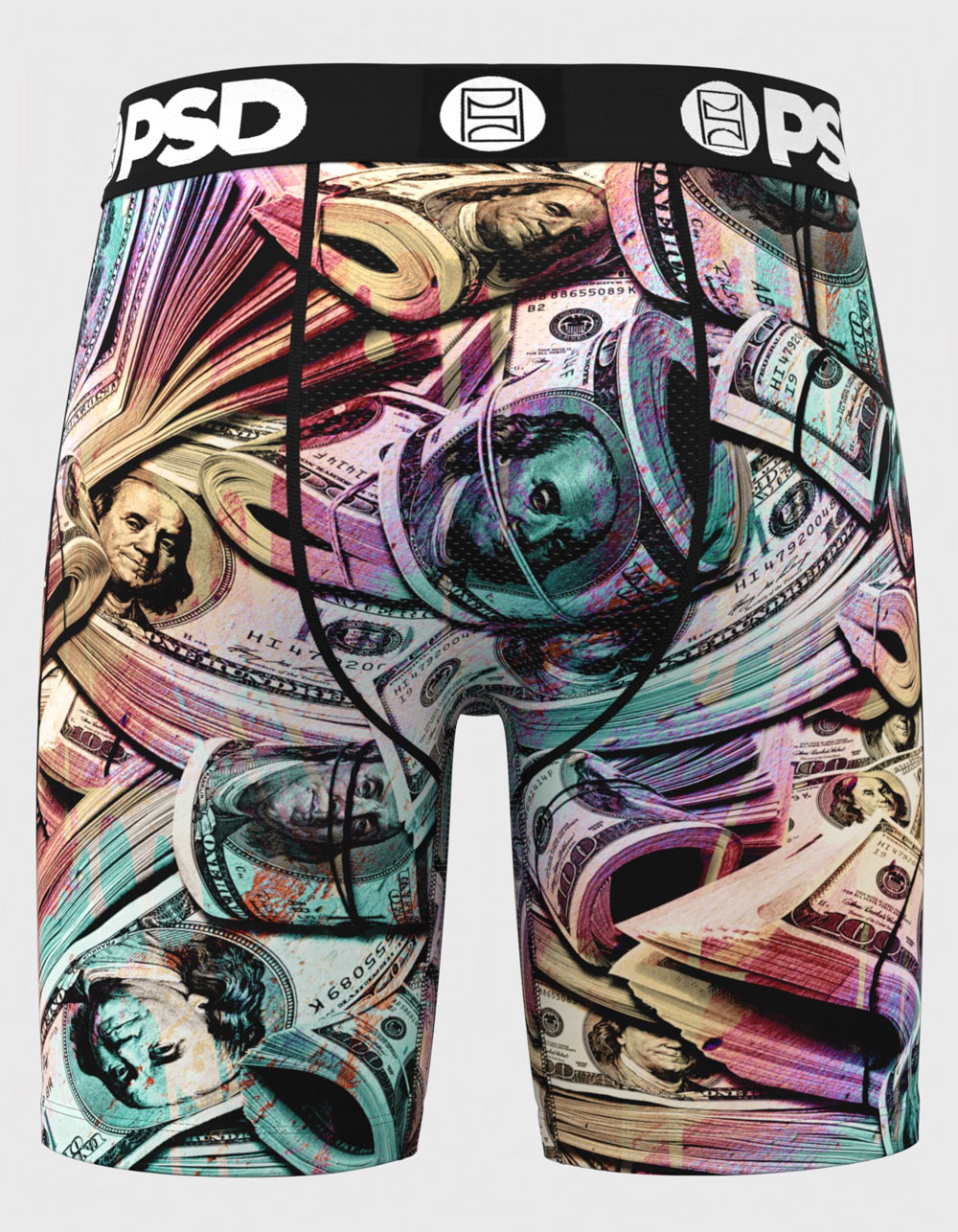 PSD Money Chalk Mens Boxer Briefs - MULTI