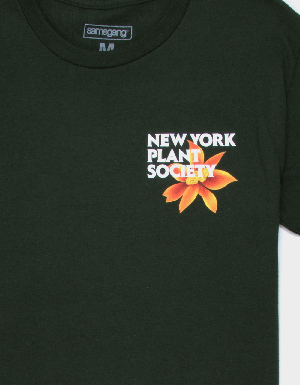SAME GANG NY Plant Society Boys Tee - FOREST