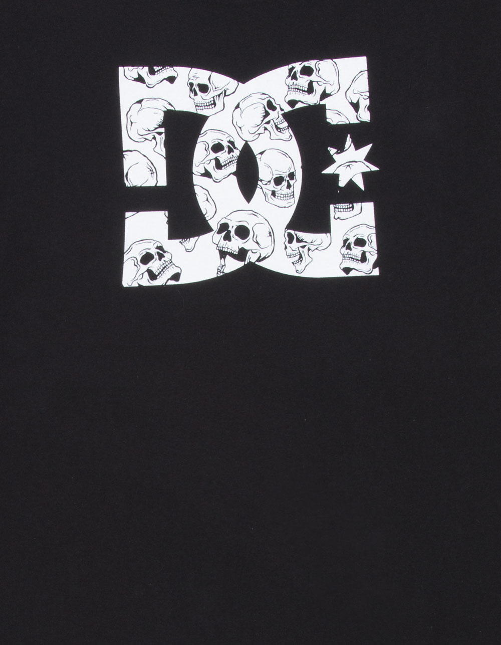 DC SHOES Skully Star Mens Tee - BLACK