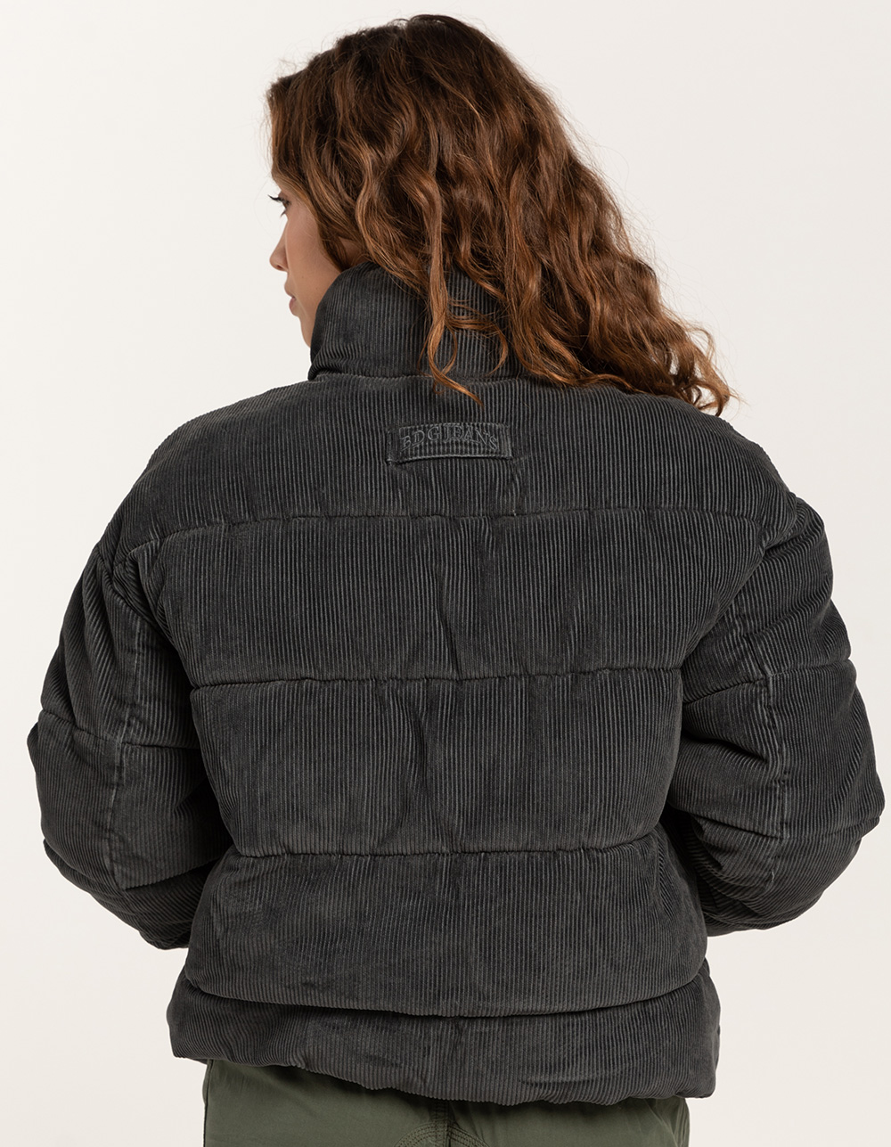 BDG Urban Outfitters Donna Womens Corduroy Puffer Jacket - WASHED BLACK |  Tillys | Jacken