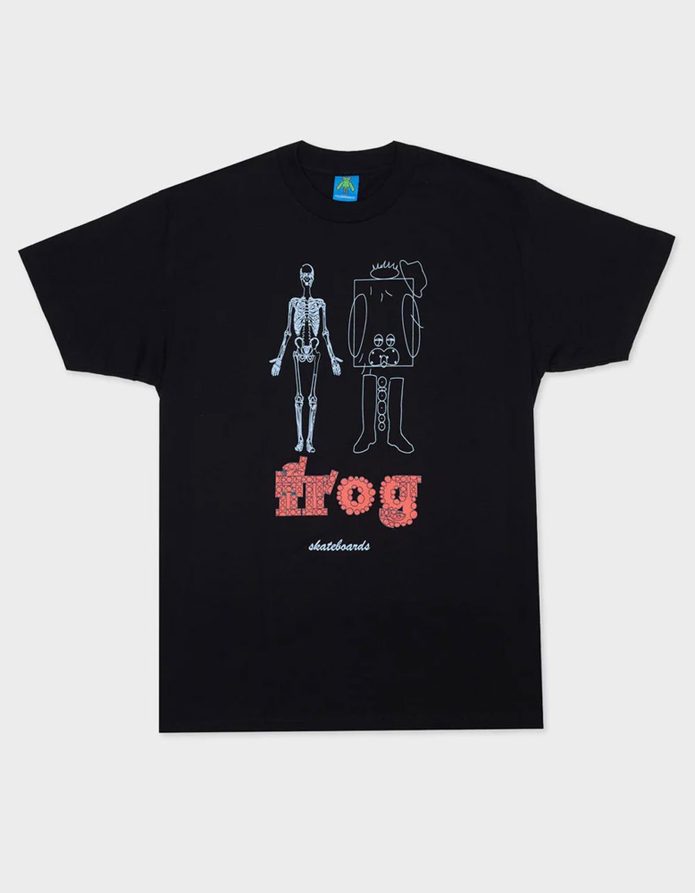 FROG SKATEBOARDS Vector World Mens Tee - BLACK