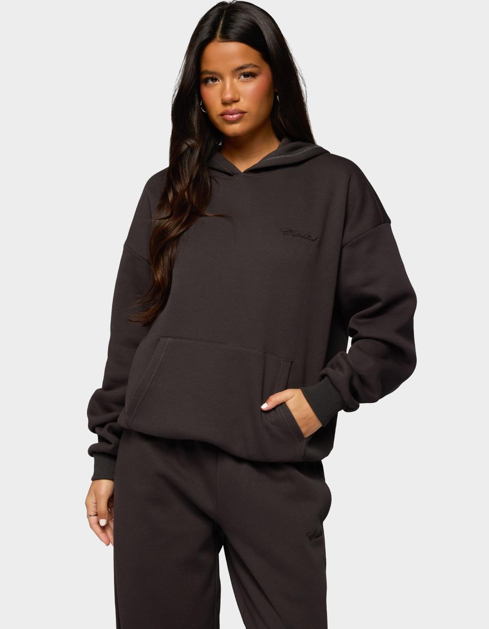 Edikted Basic Girl Oversized Hoodie
