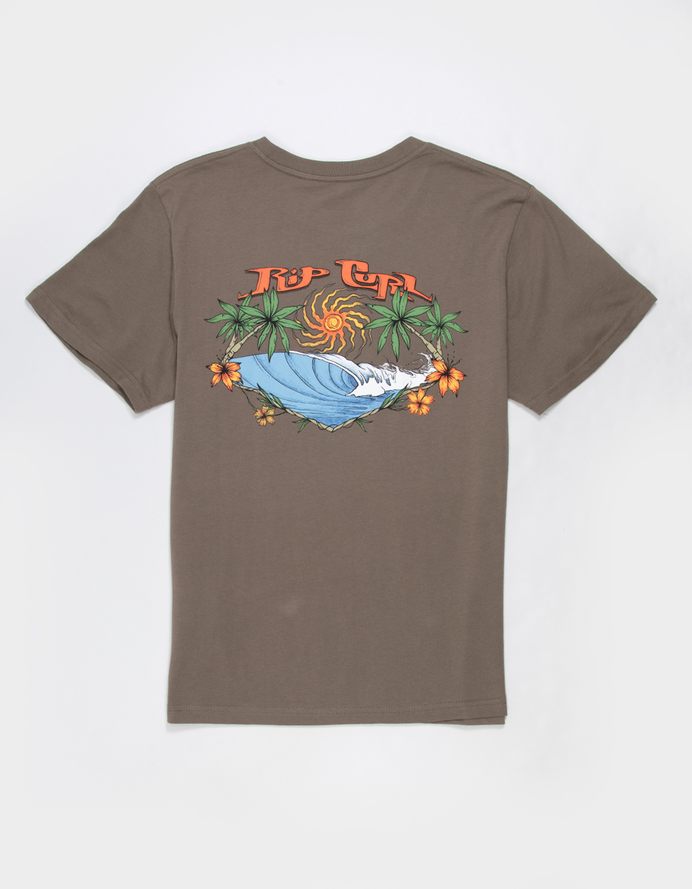 RIP CURL Hazed & Tubed Boys Tee - LIGHT BROWN