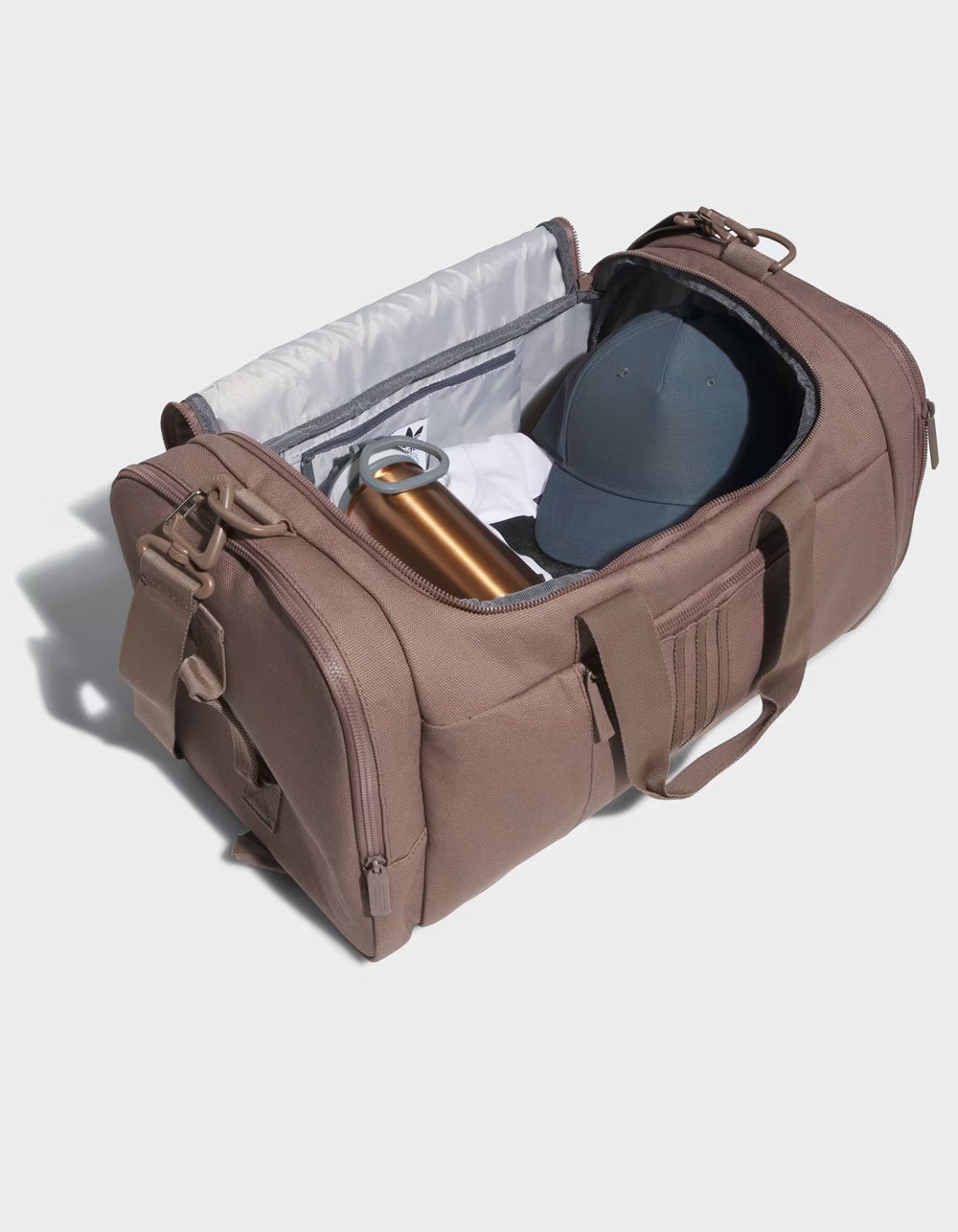 ADIDAS Originals Canvas Duffle Bag - BROWN